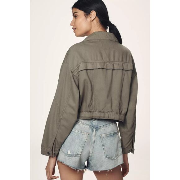 Anthropologie Pilcro Tidal Moto Utility Jacket | Size Small - Picture 3 of 3